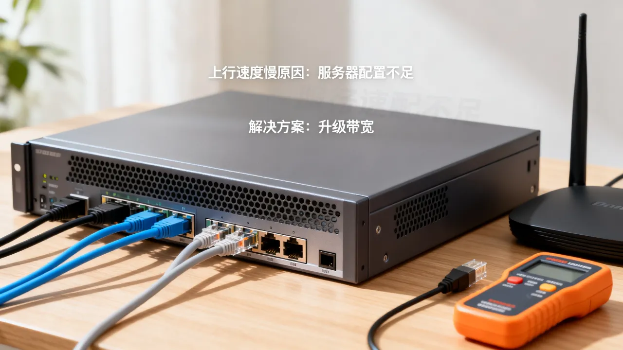 50m宽带服务器上行速度慢怎么办,上行带宽慢的原因是什么?