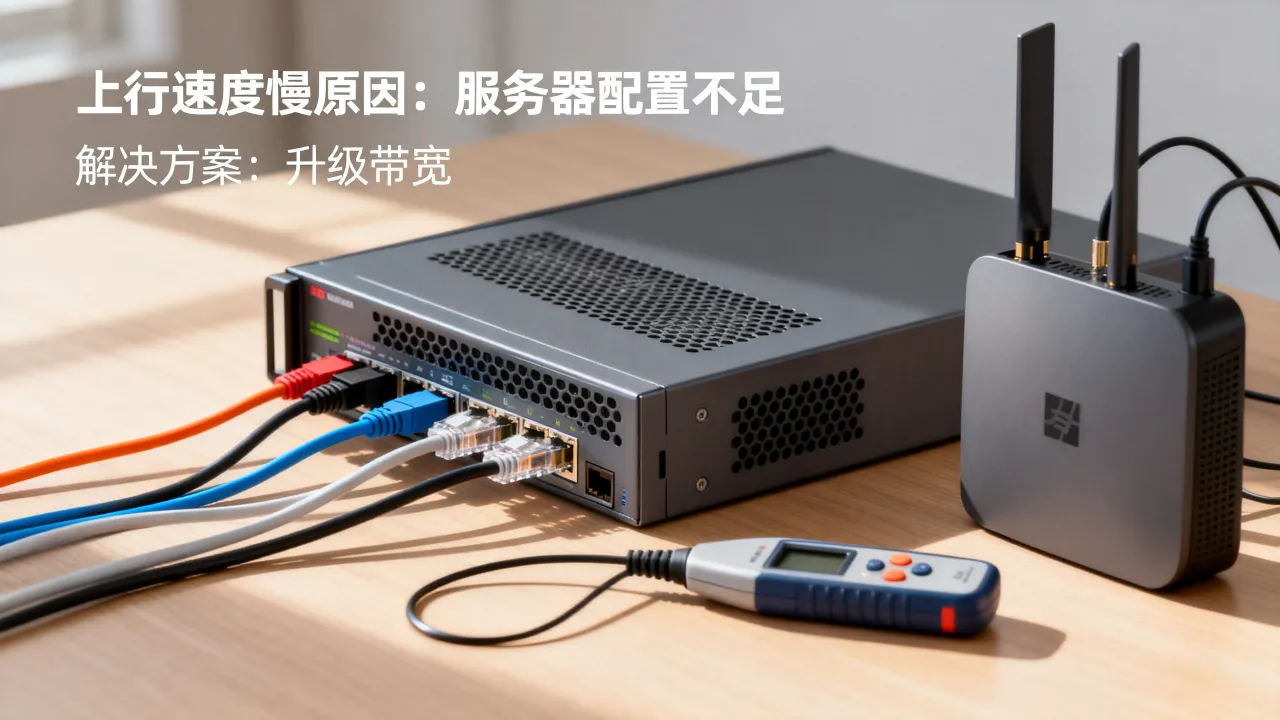 50m宽带服务器上行速度慢怎么办，上行带宽慢的原因是什么？