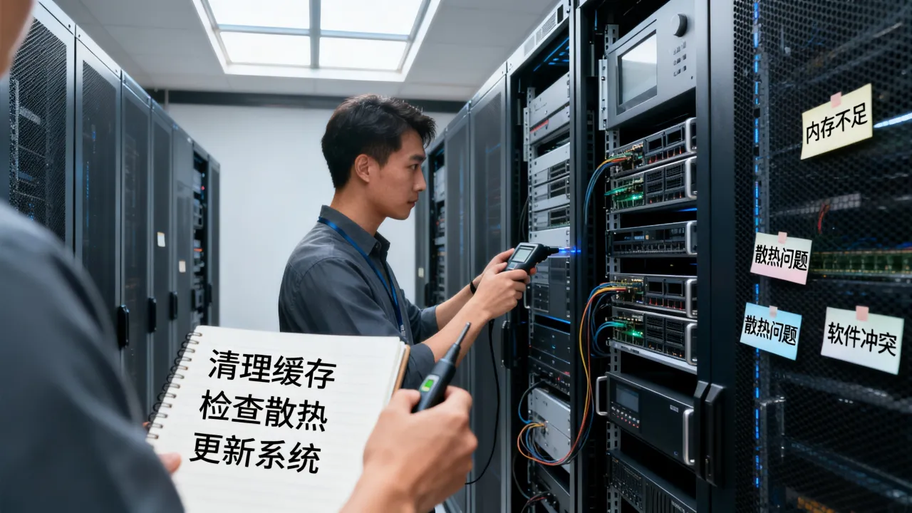 为什么服务器频繁卡死，服务器频繁卡死是什么原因怎么解决