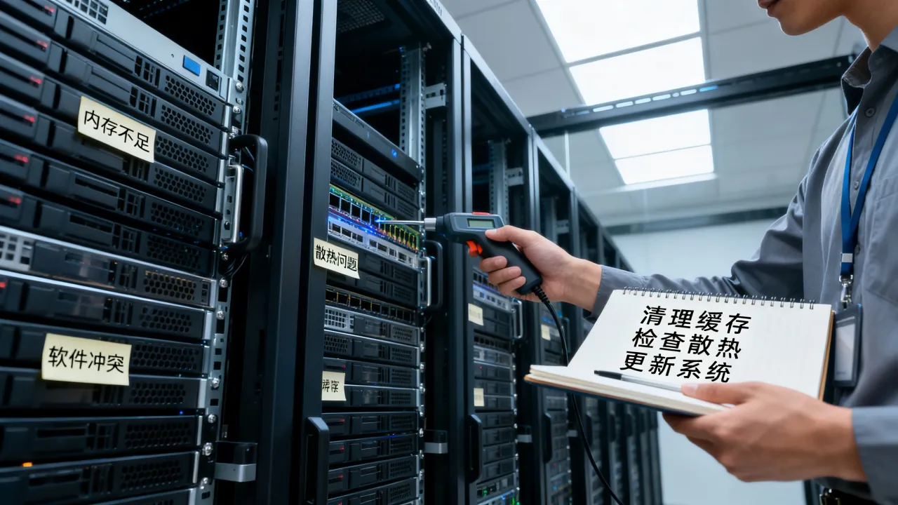 为什么服务器频繁卡死，服务器频繁卡死是什么原因怎么解决