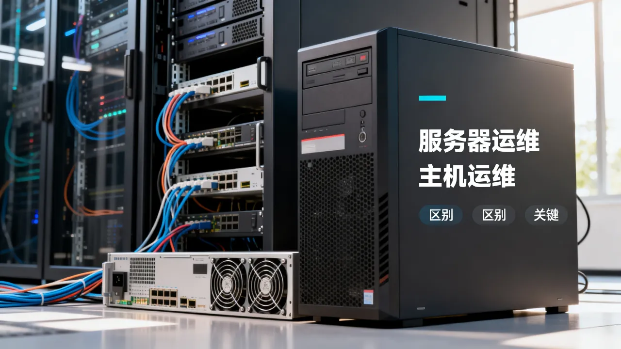服务器运维和主机运维有什么区别？哪个更关键？