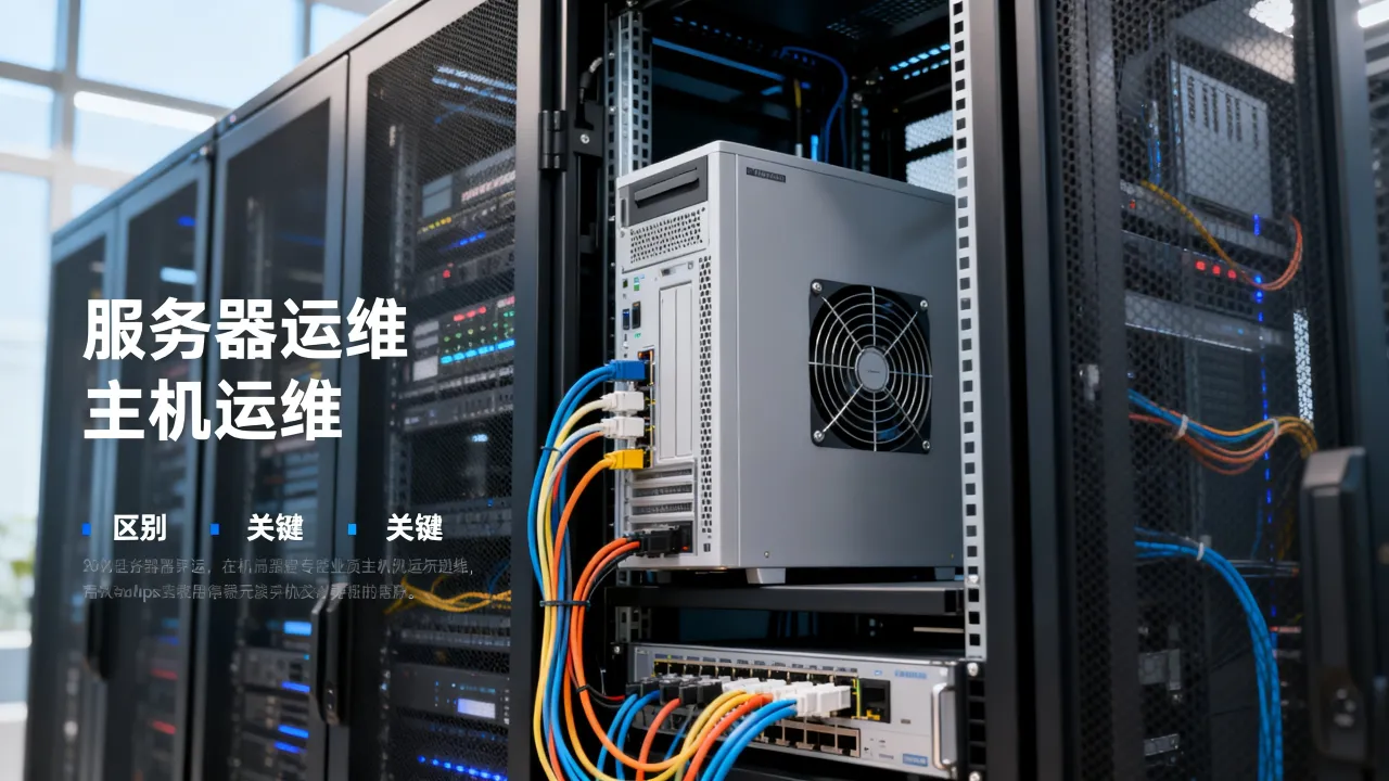 服务器运维和主机运维有什么区别？哪个更关键？
