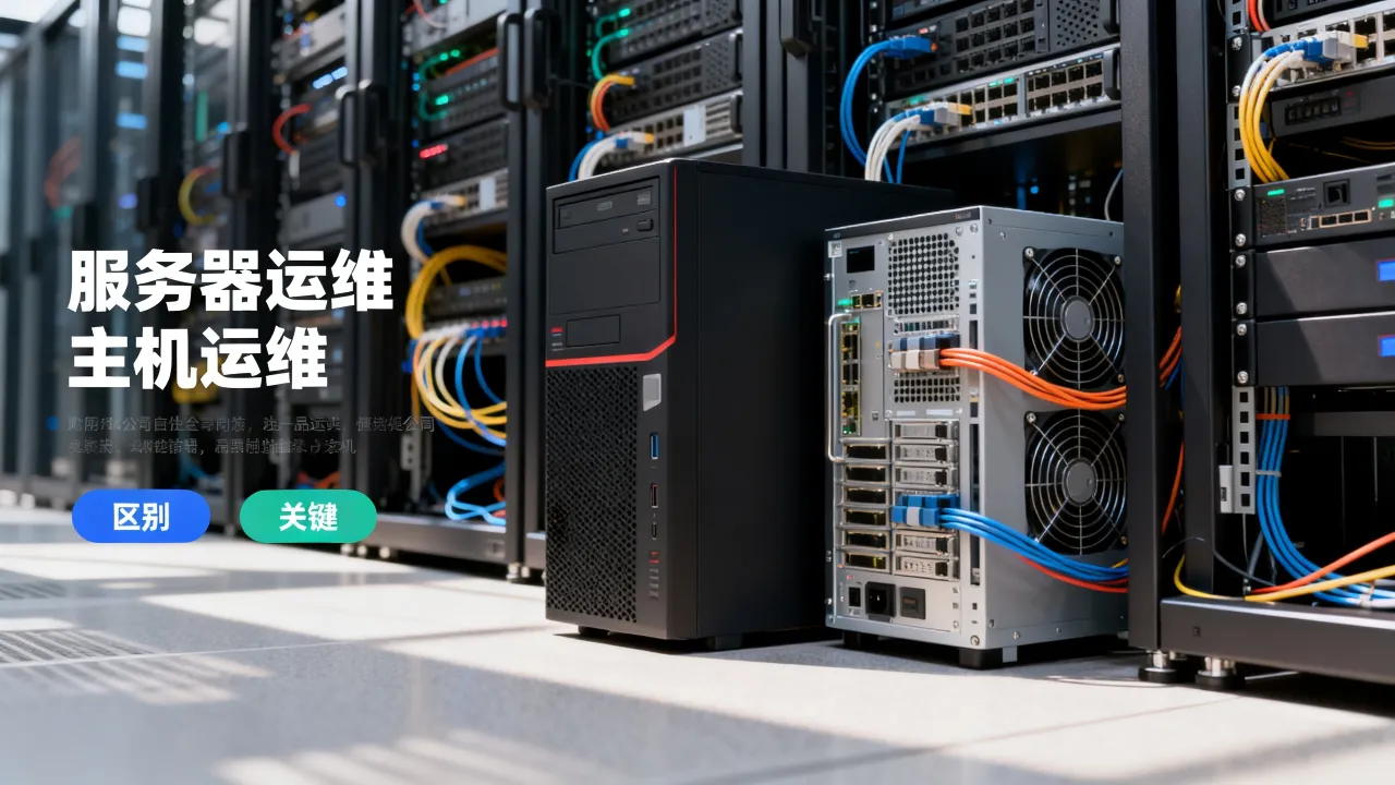 服务器运维和主机运维有什么区别？哪个更关键？