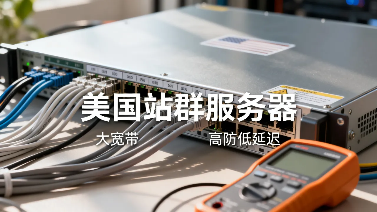 美国站群服务器大宽带怎么选？高防低延迟方案哪家好