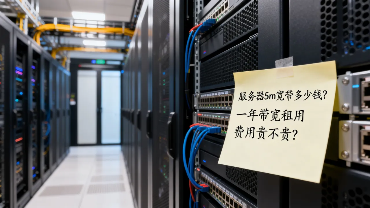 服务器5m宽带多少钱？一年带宽租用费用贵不贵？