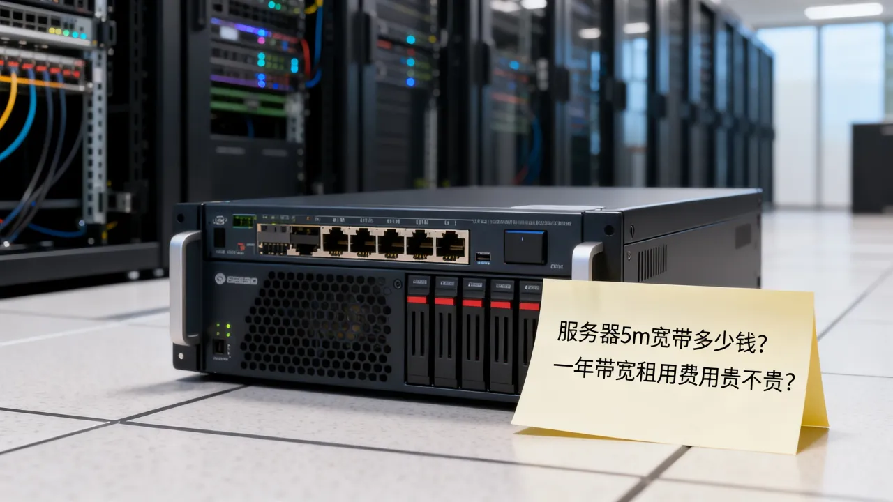 服务器5m宽带多少钱？一年带宽租用费用贵不贵？
