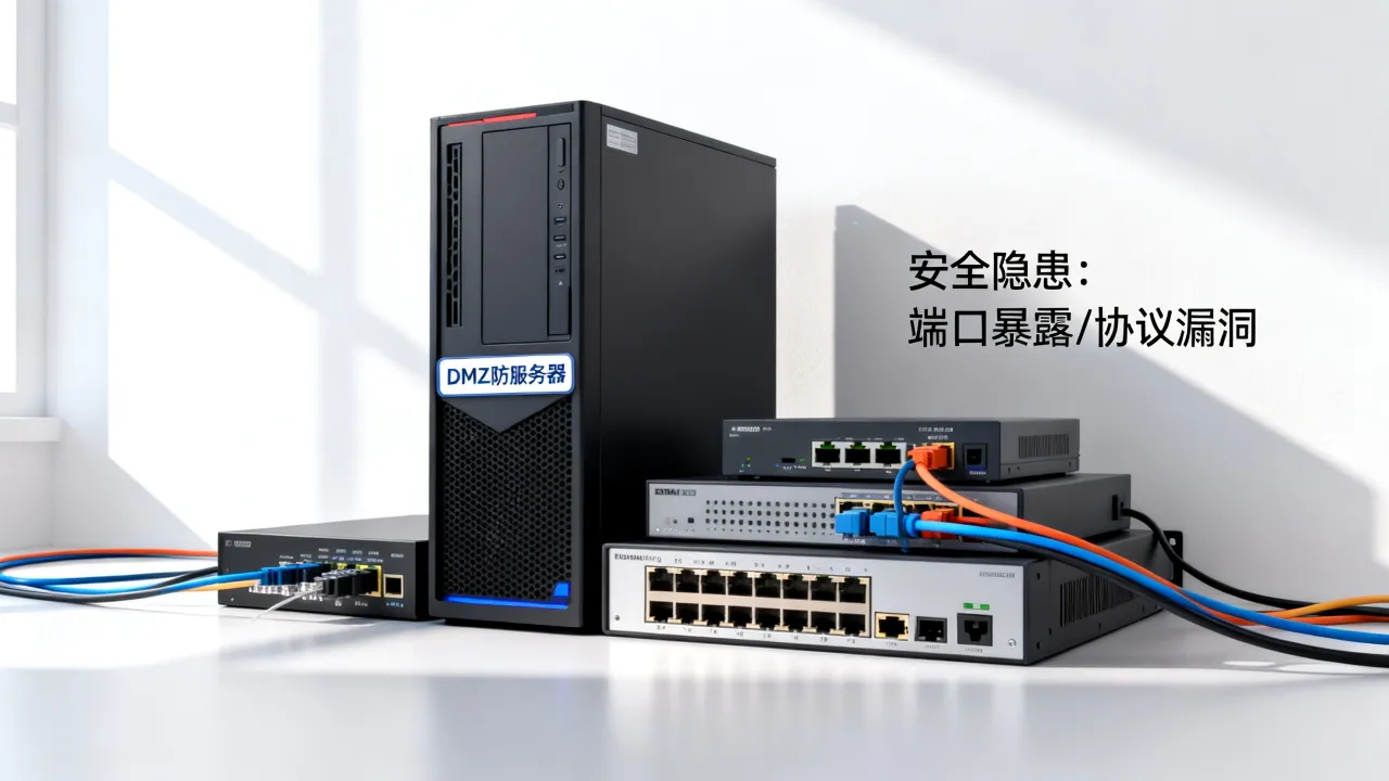为什么DMZ防服务器存在安全隐患，应该如何解决？