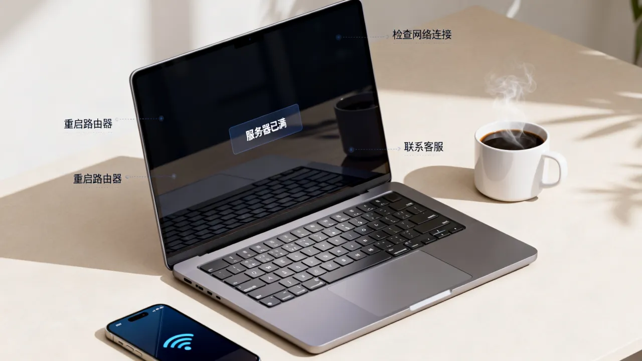 完美为什么服务器已满，服务器已满进不去怎么解决