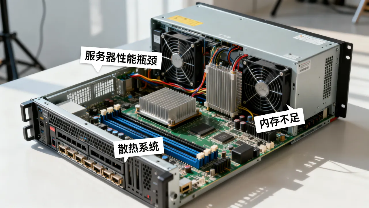 服务器为什么不行，服务器性能差怎么解决？