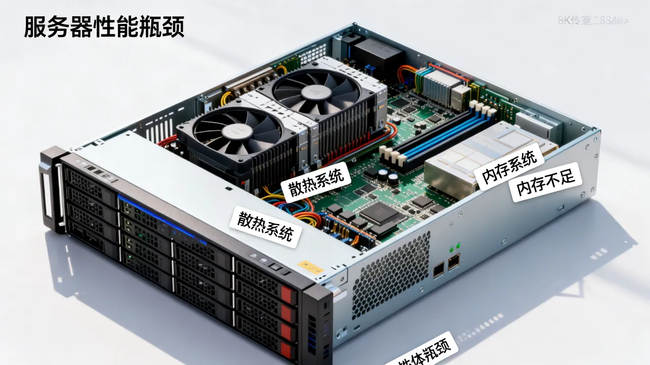服务器为什么不行，服务器性能差怎么解决？