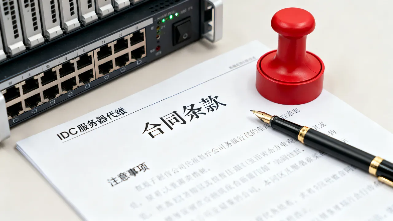 IDC服务器代维合同怎么签才安全？注意事项有哪些