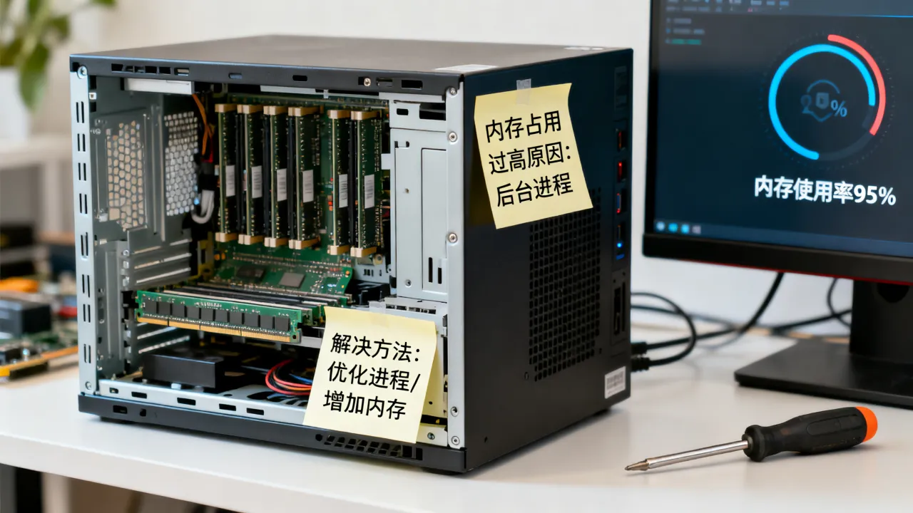 服务器内存为什么要满，服务器内存占用过高怎么解决？