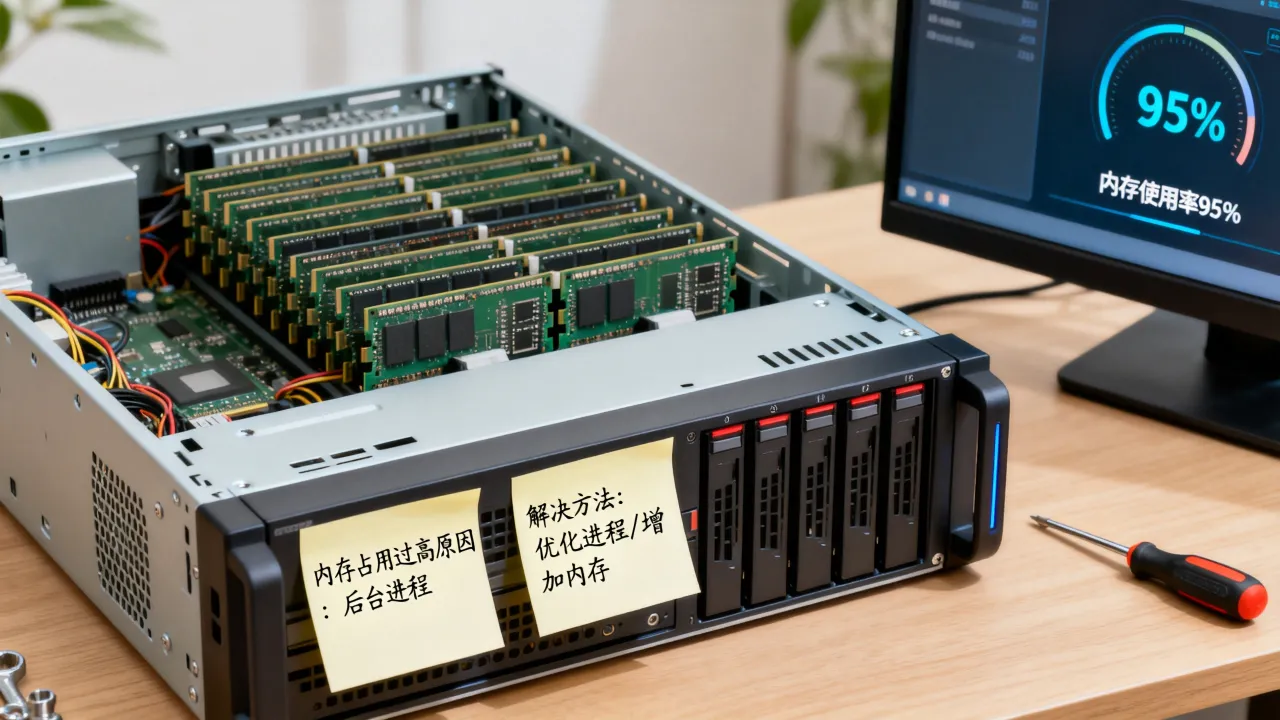 服务器内存为什么要满，服务器内存占用过高怎么解决？