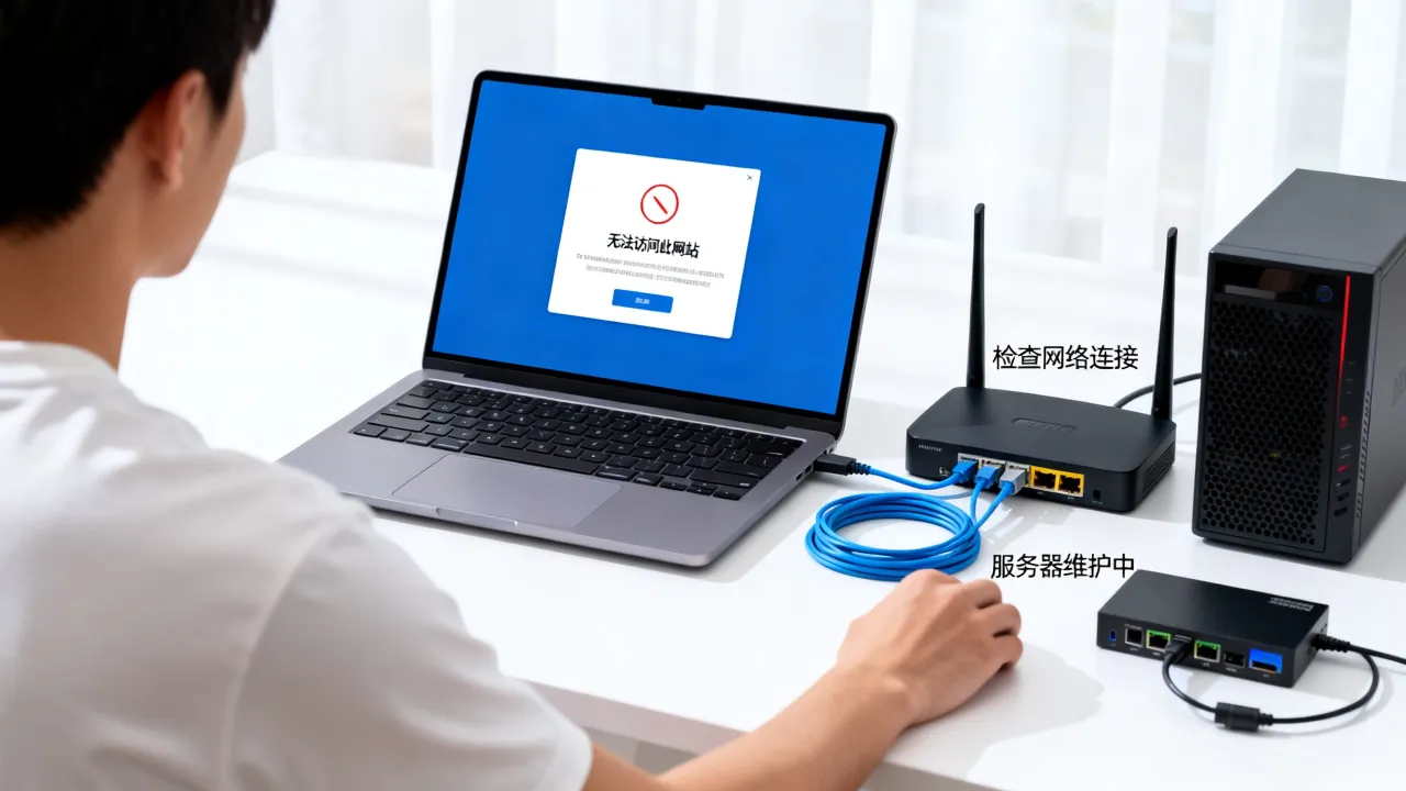服务器为什么打不开呀，网站无法访问是什么原因
