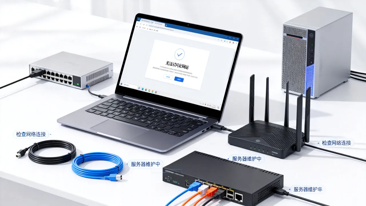 服务器为什么打不开呀，网站无法访问是什么原因