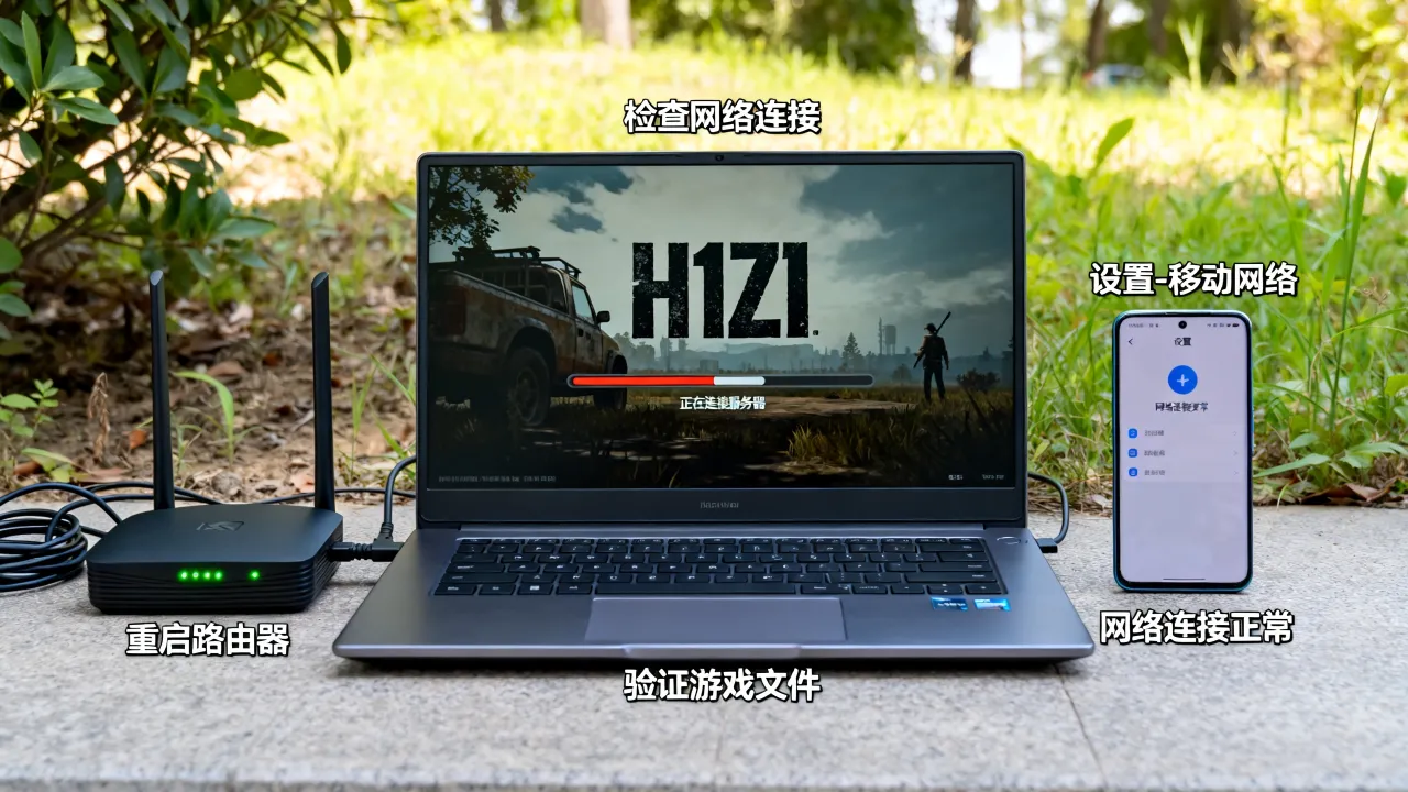 h1z1为什么链接不到服务器，h1z1连不上服务器一直卡在加载界面怎么解决