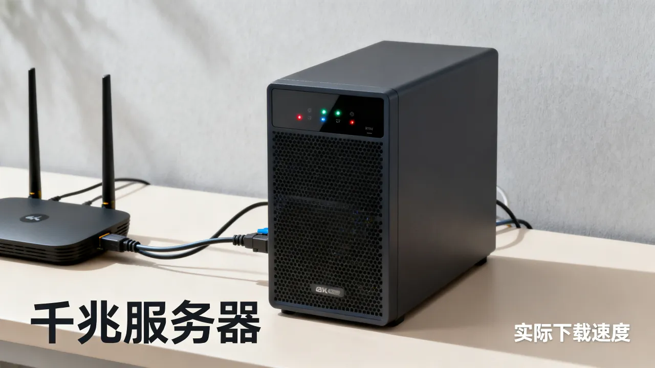 千兆网速服务器为什么达不到标称速度，实际下载多少算正常？