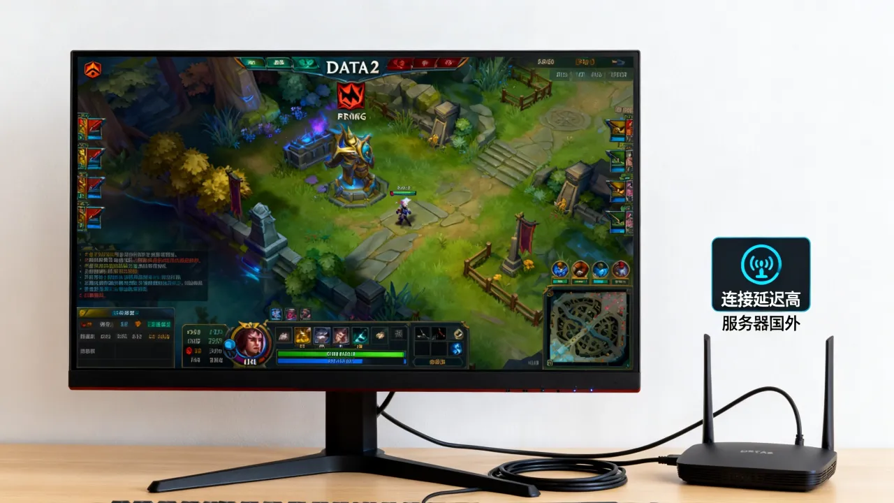 dota2rpg服务器为什么一直连国外的，连接延迟高怎么解决？