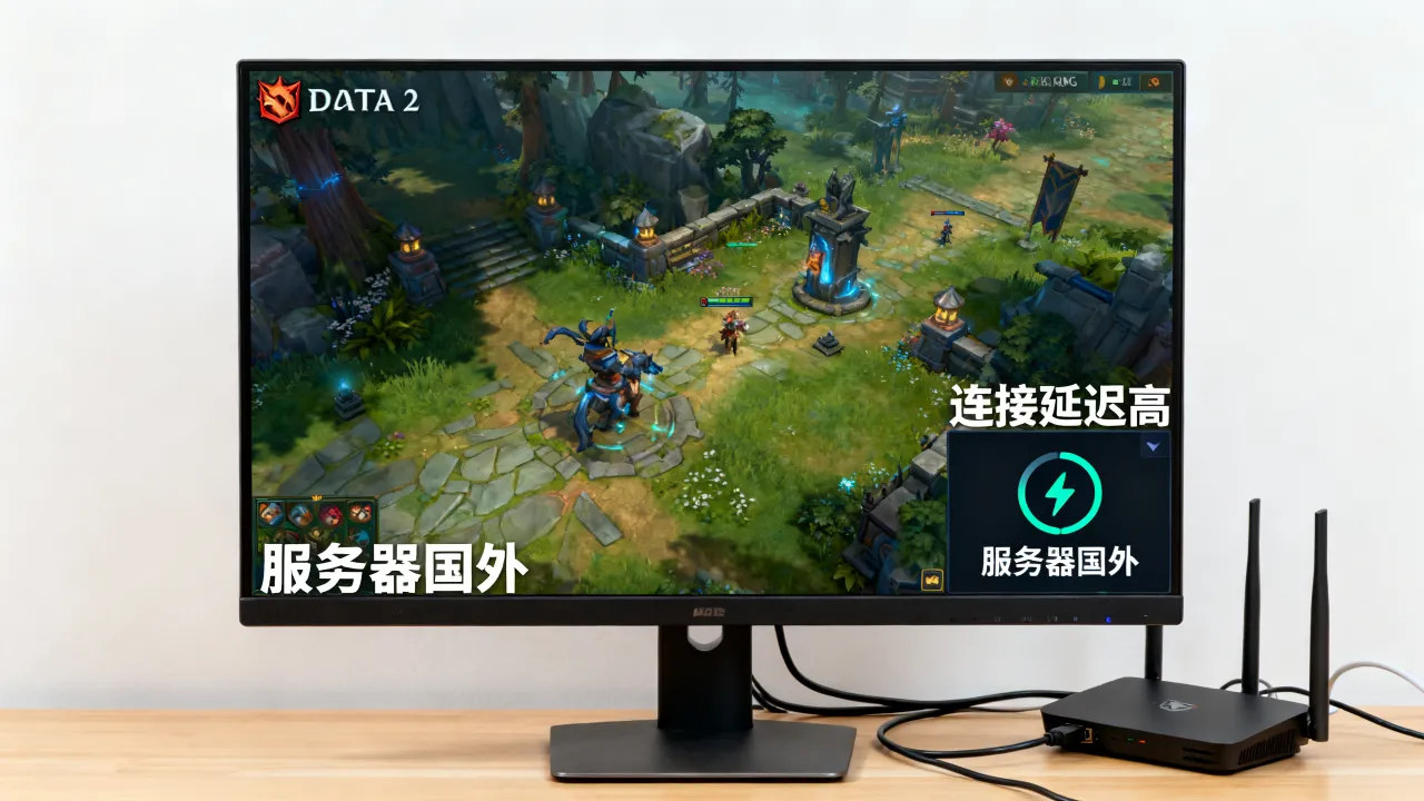 dota2rpg服务器为什么一直连国外的，连接延迟高怎么解决？