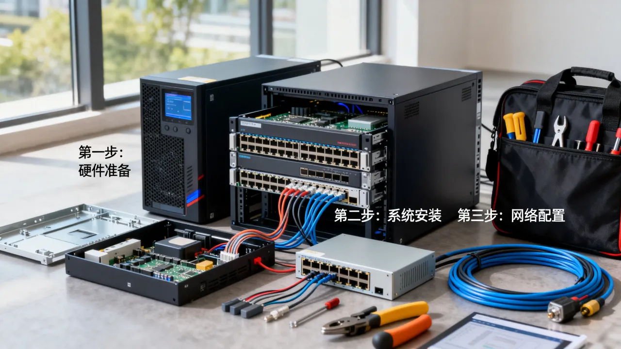 奥维企业服务器搭建需要哪些步骤，具体怎么操作