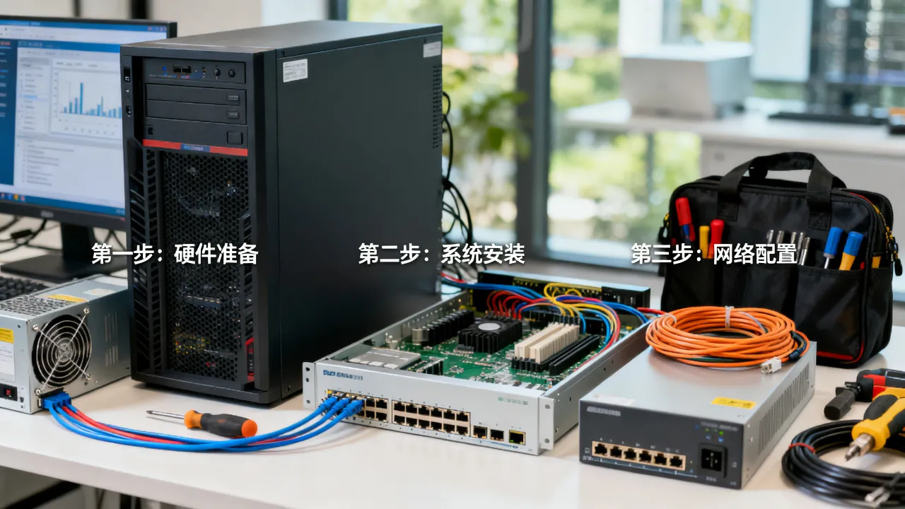 奥维企业服务器搭建需要哪些步骤，具体怎么操作