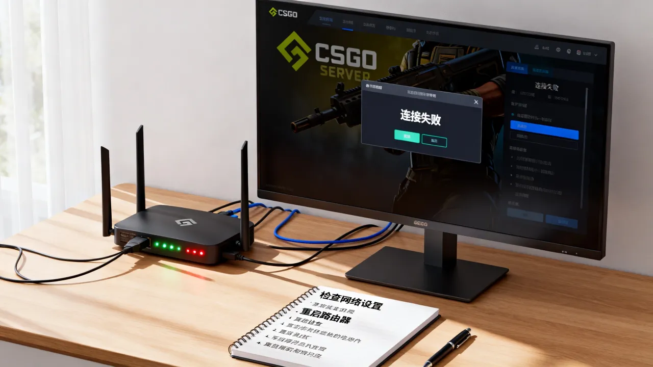 为什么csgo服务器别人连不上，csgo社区服务器连接失败怎么办