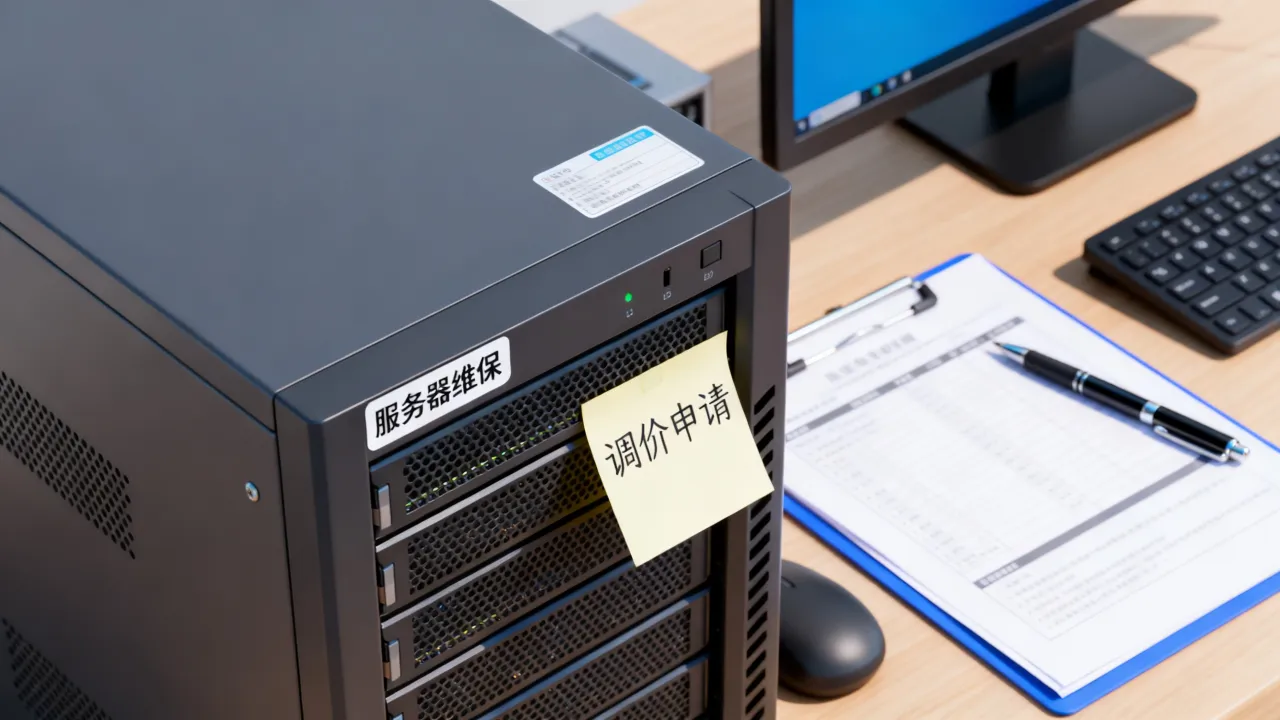 服务器维保调价请示报告该怎么写，去哪里申请？