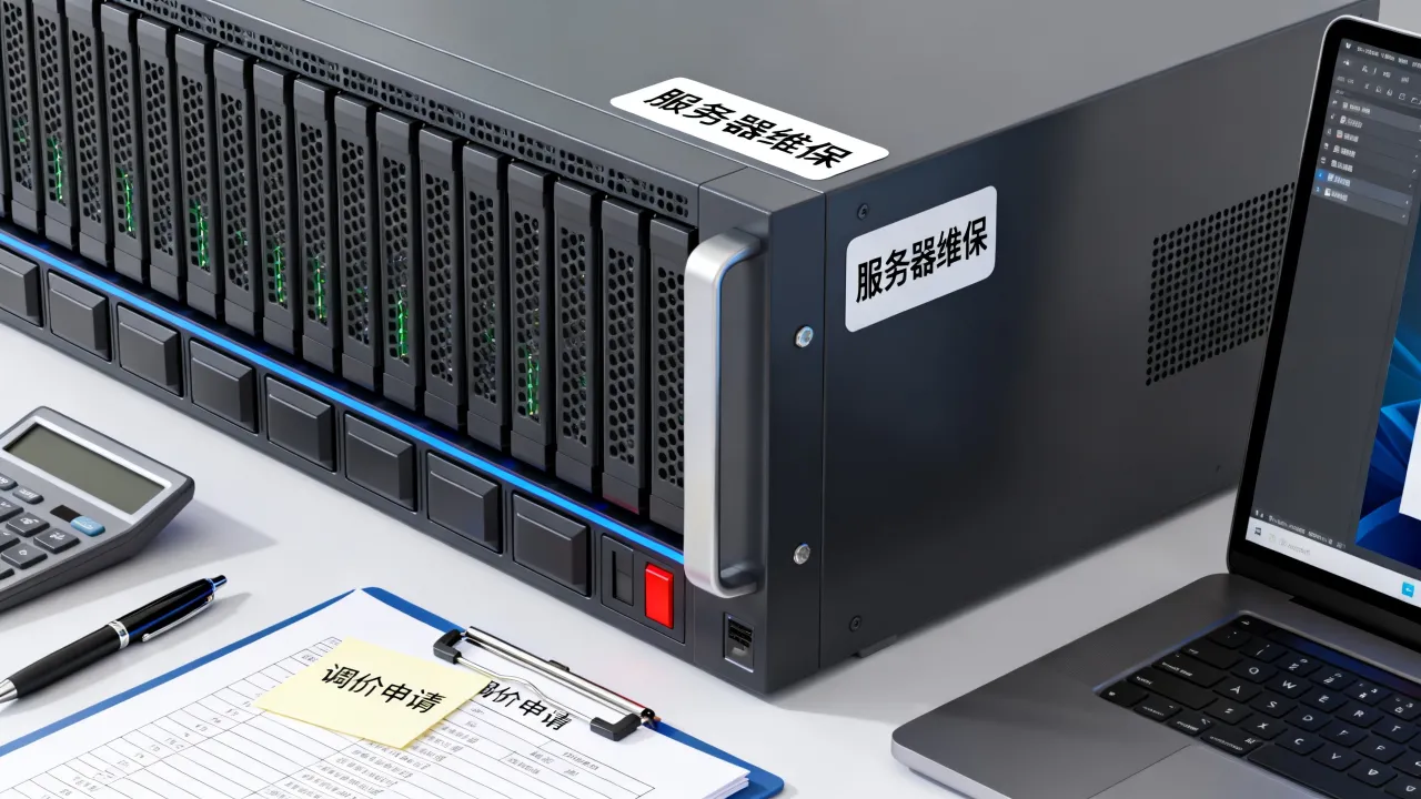 服务器维保调价请示报告该怎么写，去哪里申请？