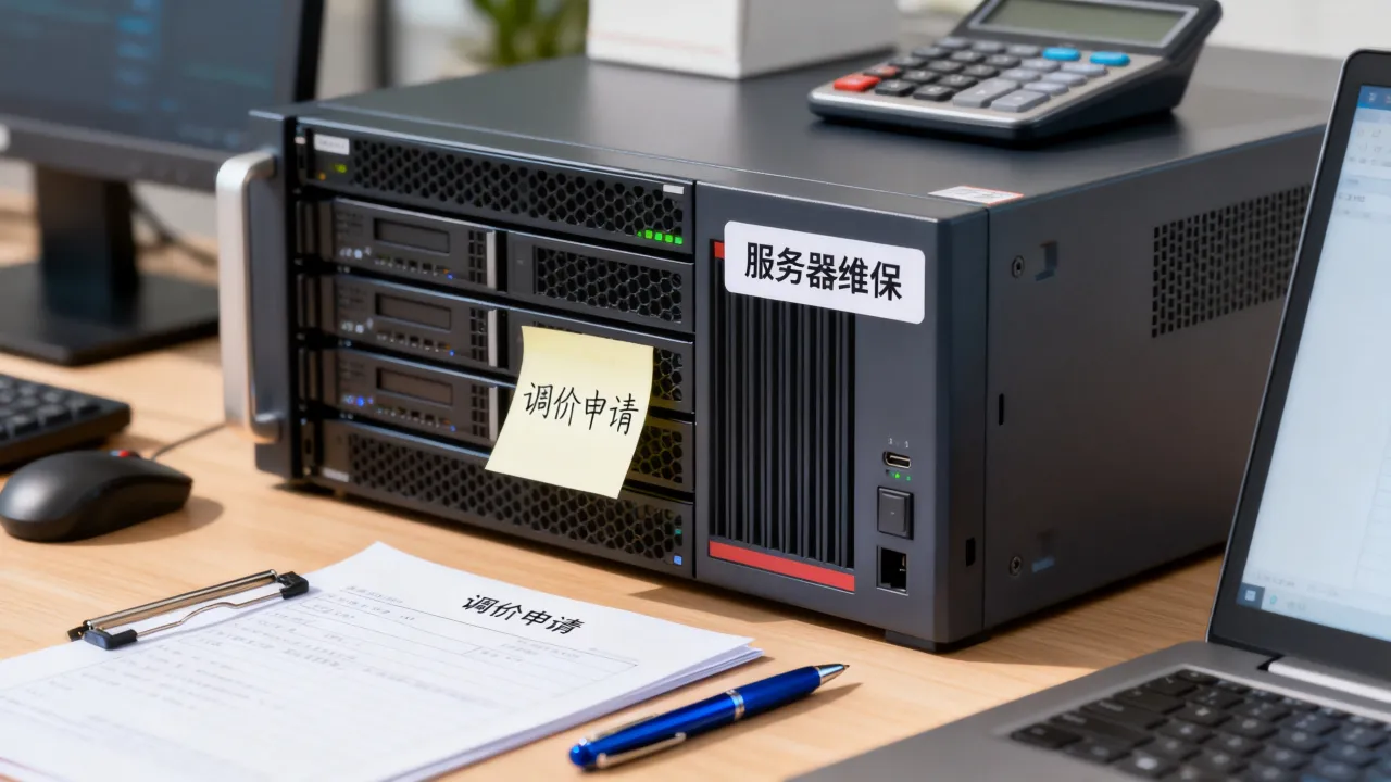 服务器维保调价请示报告该怎么写，去哪里申请？