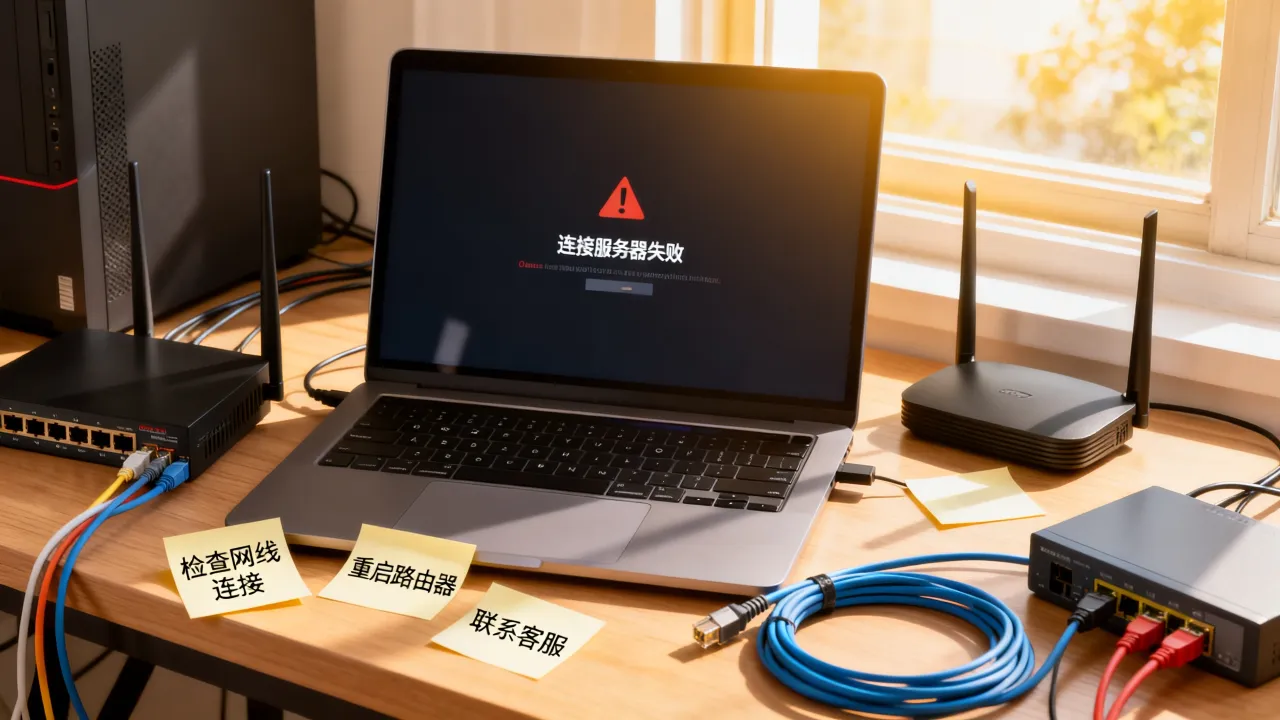 dnf为什么显示连接服务器失败，网络异常怎么解决