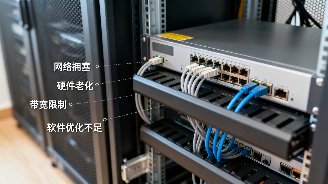 免流量服务器为什么慢，哪些原因会导致免流服务器速度变慢