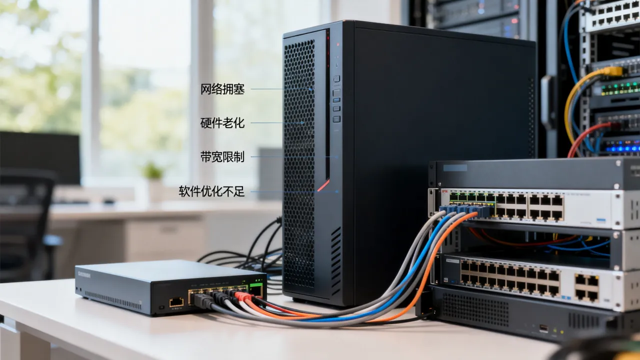 免流量服务器为什么慢，哪些原因会导致免流服务器速度变慢