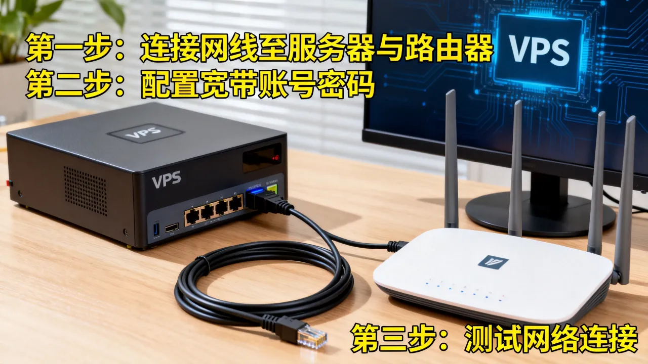 VPS服务器如何搭建宽带连接？具体步骤是什么？