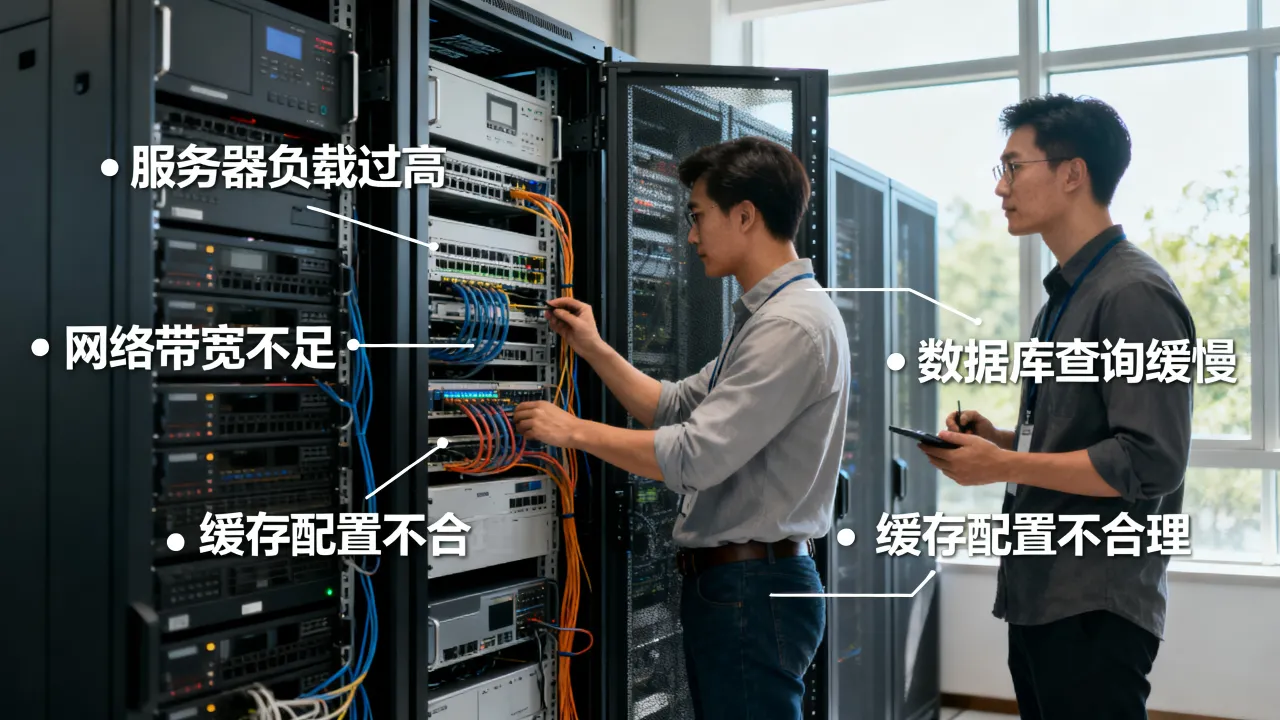 为什么服务器慢,网站响应慢是什么原因,怎么解决?