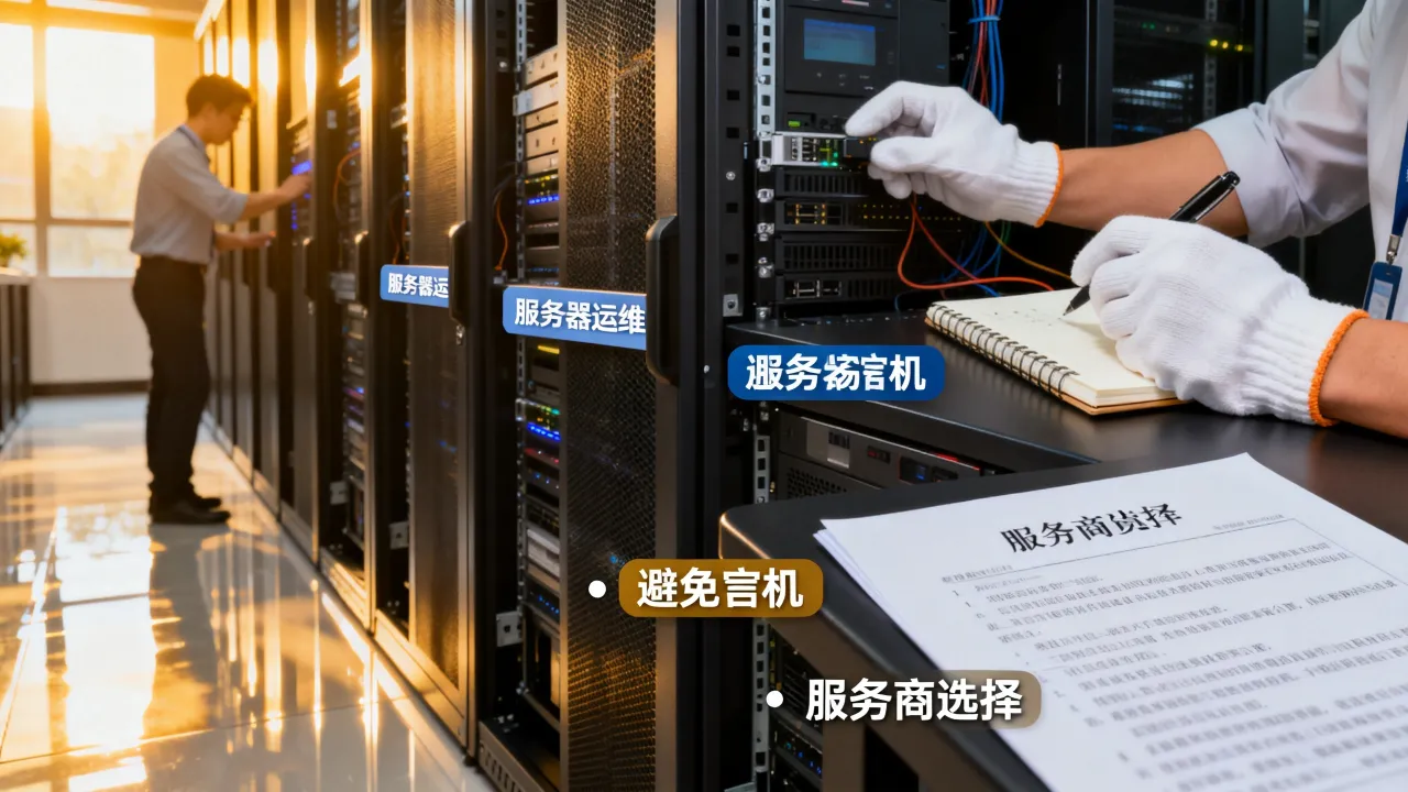 瓦房店服务器运维如何避免宕机？服务商怎么选靠谱的