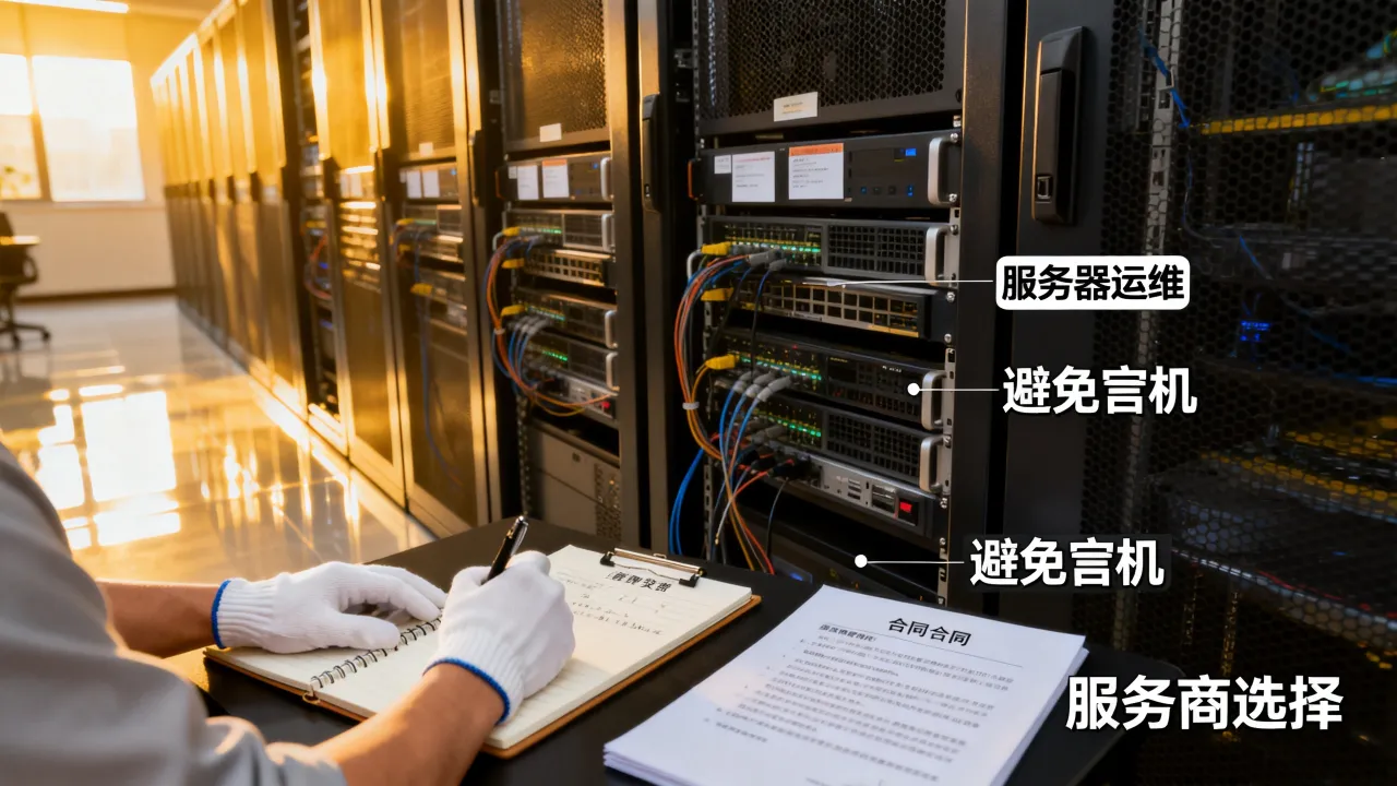 瓦房店服务器运维如何避免宕机？服务商怎么选靠谱的