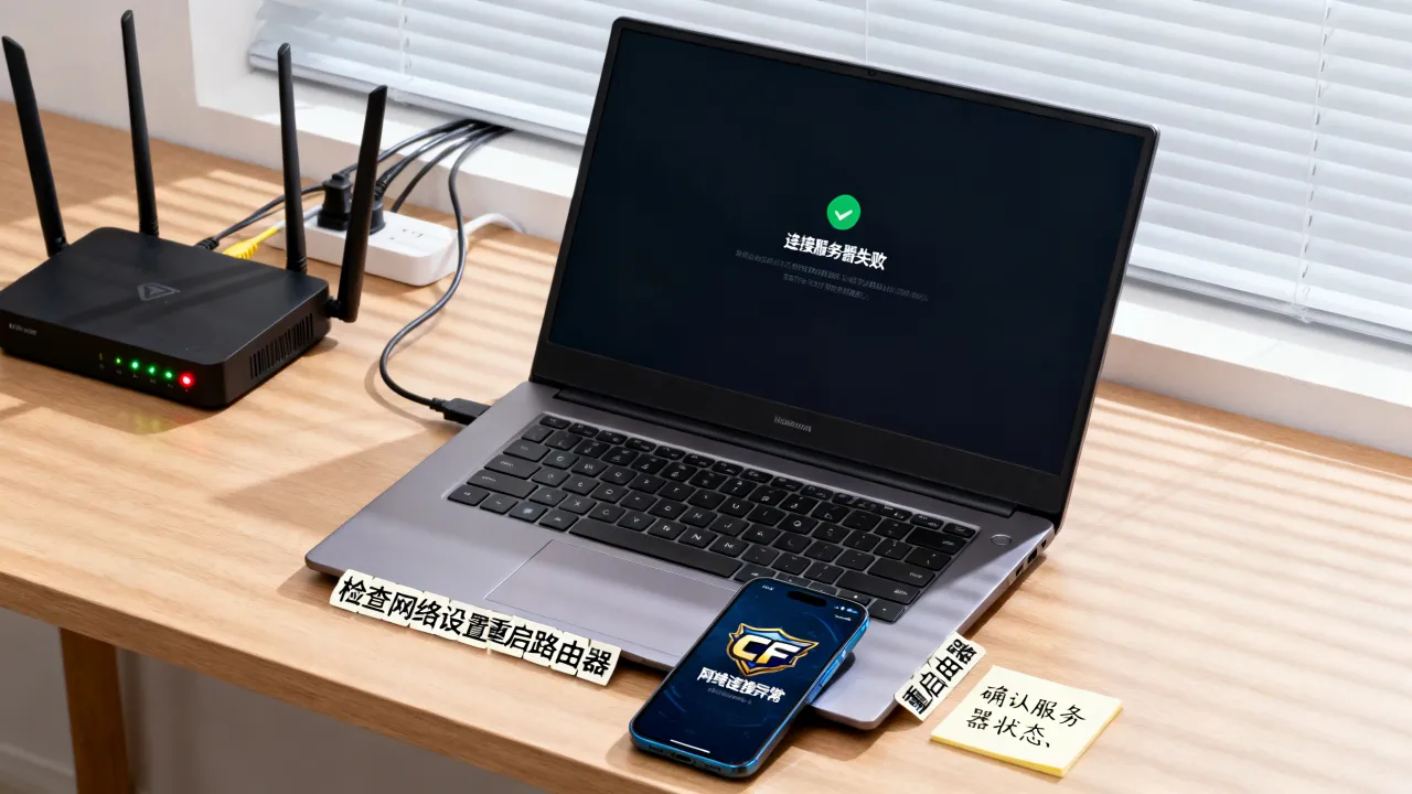 CF为什么光连接服务器失败，穿越火线连接服务器失败怎么解决？