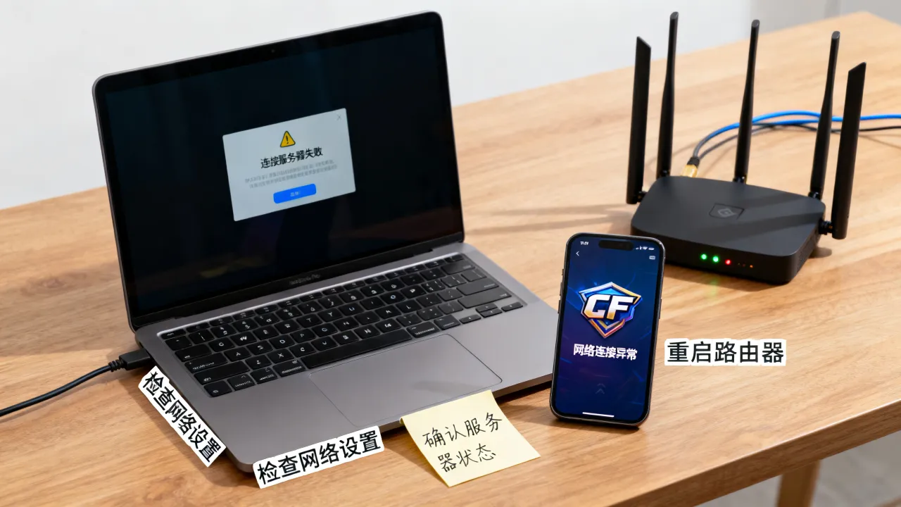 CF为什么光连接服务器失败，穿越火线连接服务器失败怎么解决？