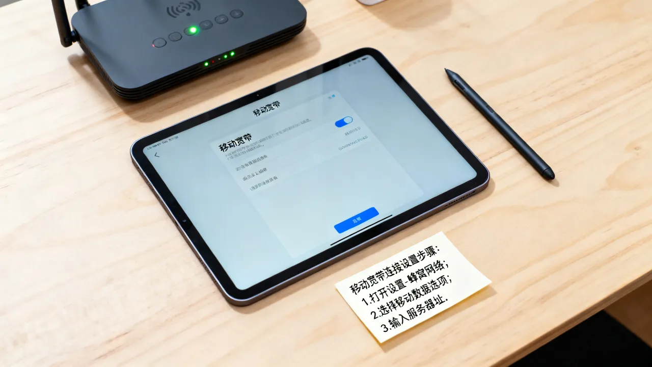 移动宽带连接iPad服务器怎么设置？iPad连不上移动宽带服务器怎么办