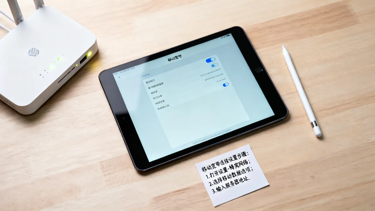 移动宽带连接iPad服务器怎么设置？iPad连不上移动宽带服务器怎么办