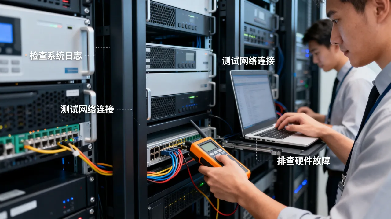长乐服务器运维怎么做，服务器故障排查方法