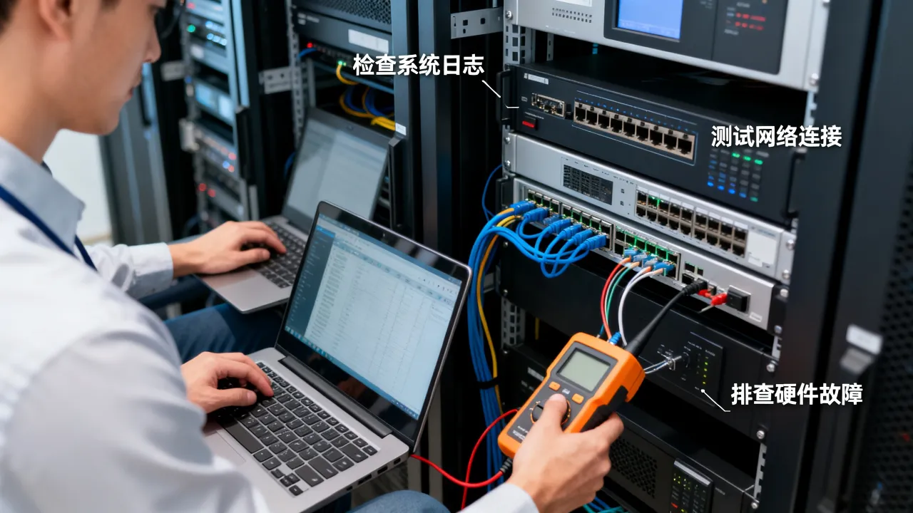 长乐服务器运维怎么做，服务器故障排查方法