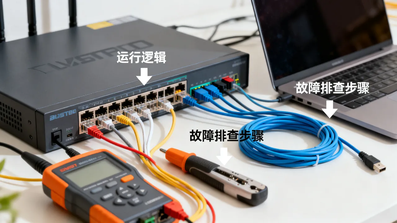 宽带服务器运行逻辑是什么，如何排查故障？