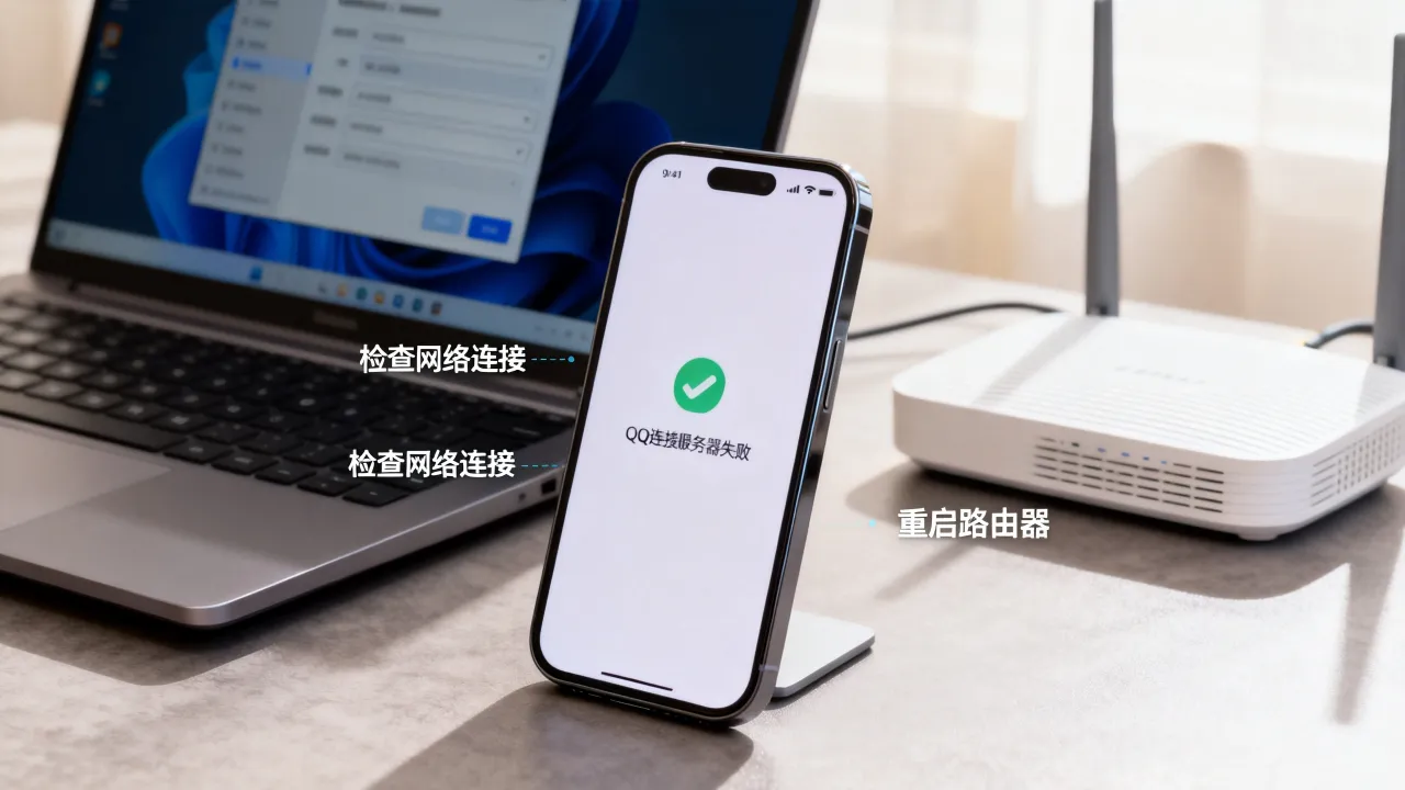 QQ为什么不能连接服务器错误，QQ无法连接服务器怎么办