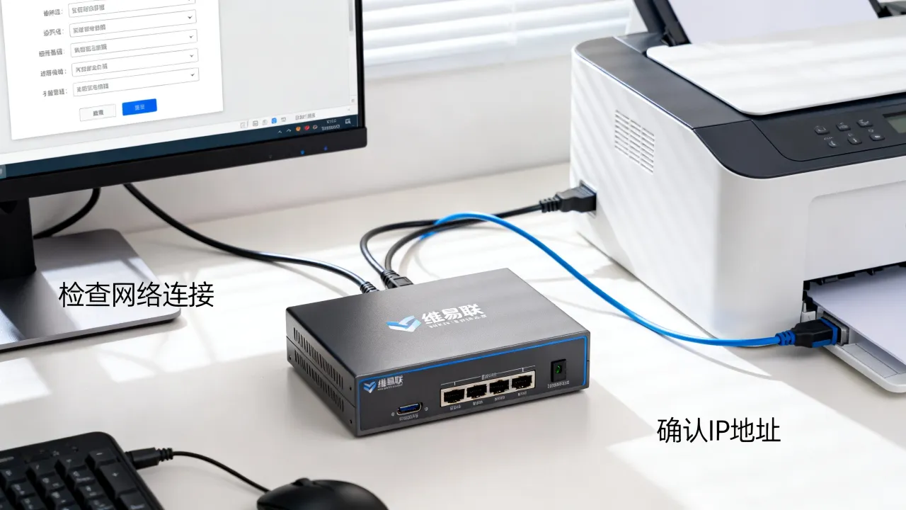 维易联打印机服务器怎么设置？连接不上解决方法，长尾疑问词