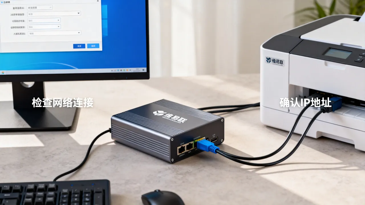 维易联打印机服务器怎么设置？连接不上解决方法，长尾疑问词
