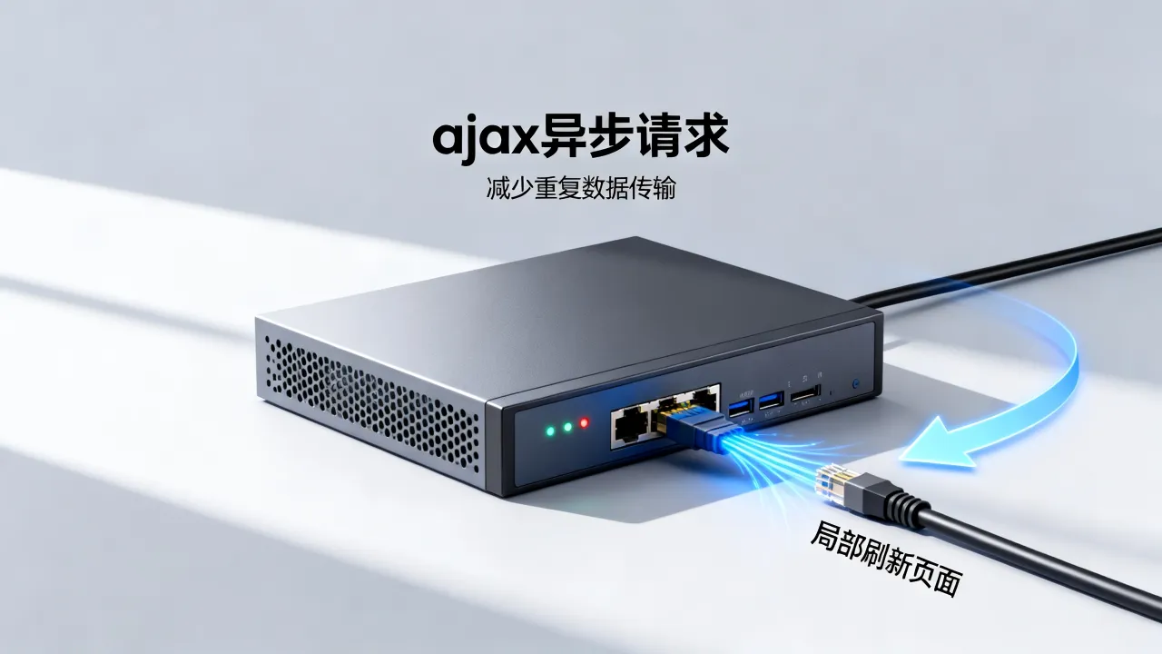 ajax为什么能减轻服务器压力？，原理是什么
