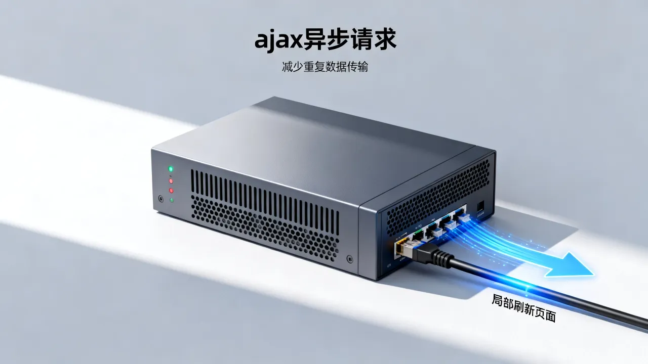 ajax为什么能减轻服务器压力？，原理是什么
