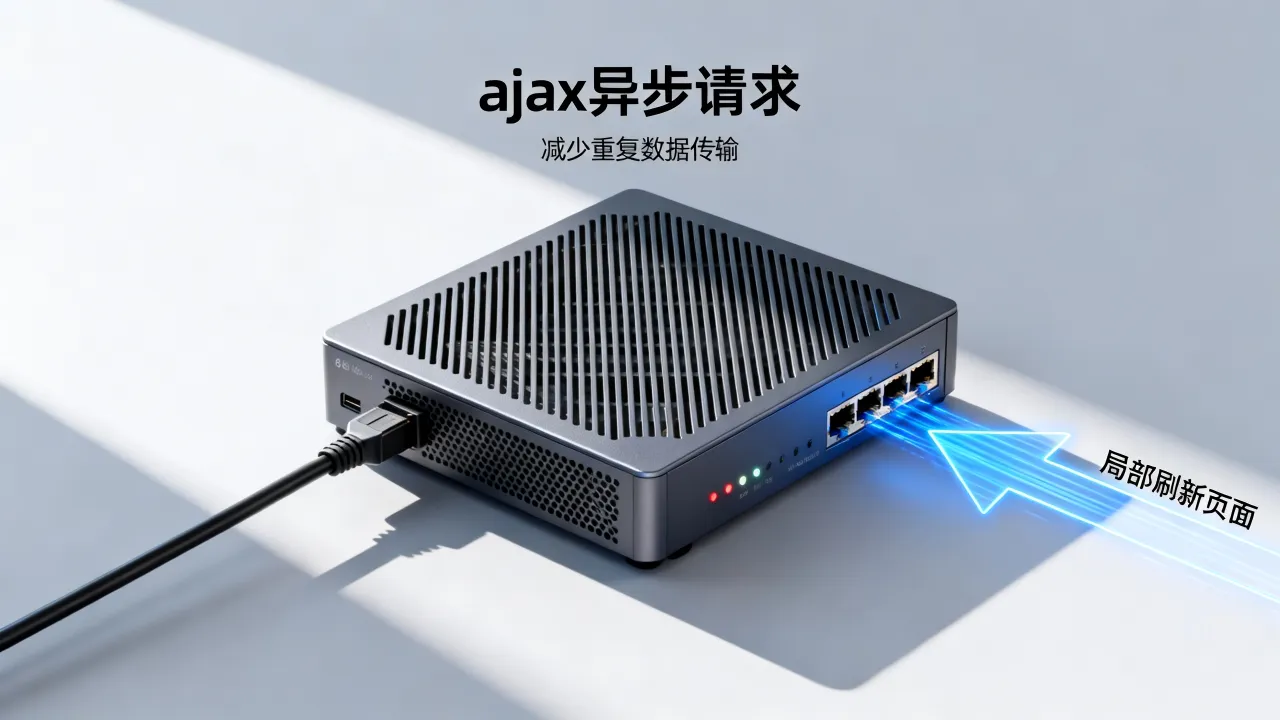 ajax为什么能减轻服务器压力？，原理是什么