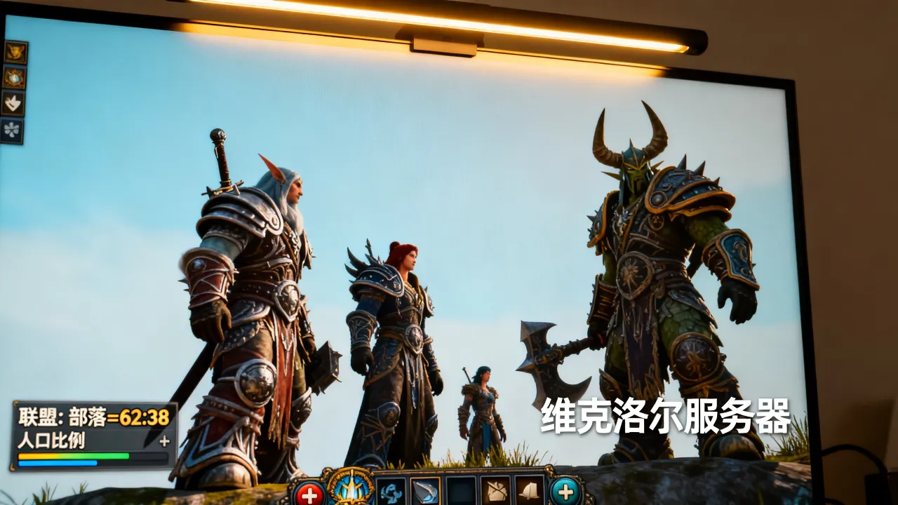 维克洛尔服务器状况怎么样，魔兽世界维克洛尔服务器人口比例如何
